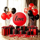 JOYIN 150 Pcs Black Balloons, Different Sizes 18 12 10 5 Inch Black Latex Balloon Arch Kit with Instruction for Birthday Party Graduation Wedding Holiday Decoration by TinyTreasures Baby Boutique