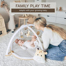 6-in-1 XL Play Mat & Play Gym, Baby Gym, Baby Activity Gym, Sensory Exploration and Motor Skill Development Toys (Sand) by TinyTreasures Baby Boutique