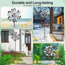Wind Spinners Outdoor for Yard and Garden, Metal Large Wind Spinner & Sculptures 84 Inch, Garden Spinner Windmills for Yard Decor Gifts for Family Friends by CozyNest Decor