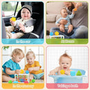 MINGKIDS Bath Toys 12-18 Months,Baby Sensory Fine Motor Skills Developmental Toys,Gifts for 6 9 12 18 Month Age 1 2 3 4 One Two Year Old Boys Girls Kids by TinyTreasures Baby Boutique