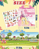 Benresive Reusable Sticker Book for Toddlers 2-4 Years, Fun Travel Stickers for Kids, Waterproof Sticker Books for Toddlers 1-3, Crafts Activities for Todddlers 1-3 2-4 3-5 - Princess by TinyTreasures Baby Boutique