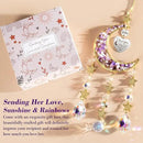 Sisters Gifts from Sister for Sister from Brother, Best Sister Gifts Unique Sister Birthday Gifts for Sister in Law Soul Sister, Moon Crystal Suncatcher for Window Hanging Decor by GreenHaven Gardens