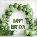 JOYIN 150 Pcs Sage Green Balloons, Different Sizes 18 12 10 5 Inch Sage Green Latex Balloon Arch Kit with Instruction for Birthday Party Graduation Wedding Holiday Decoration by TinyTreasures Baby Boutique