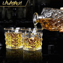Whiskey Decanter Set,Liquor Decanter Set with 2 Glasses,Decanter set for Men,Decanter for Tequila,Bourbon,Rye,Gifts for Men,Dad,Home Bar Decor - 28oz by CozyNest Decor