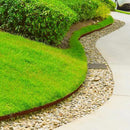 Worth Garden 6-Pack Cor-Ten Steel Landscape Edging with Black Protection Strips - Rust Patina Finish 40" L x 5.5" H (20Ft Total) - Hammer-in 14-Gauge Metal Corten Lawn Yard Edging Border w/ 7 Clips by CozyNest Decor