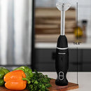 OVENTE Immersion Hand Blender, 300W Electric Handheld Portable Stick Mixer with 2 Mixing Speed and Stainless Steel Blades for Effortless Blending Smoothies, Shakes, Puree or Baby Food, Black HS560B by TinyTreasures Baby Boutique