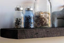 Urban Legacy Reclaimed Barnwood Planks | Floating Shelves for Wall w/Flush Mount Shelf Bracket Set Included | Set of 2 (Coffee Bean, 18"x 7"x 2") by CozyNest Decor