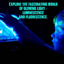 Einstein’s Glow in Dark Science Kit for Kids. STEM for Boys & Girls Aged 8 and Above. 18 Exciting Experiments Inside. Detailed Picture Guide Included. by TinyTreasures Baby Boutique