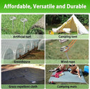 40 Pack Heavy Duty 8 Gauge Galvanized Landscape Fabric Pins, 6 Inch G-Shaped Round Top Weed Barrier Stakes for Garden, Erosion Control, Tent, Ground Cover (Silver) by CozyNest Decor