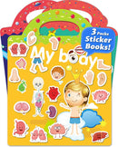 Reusable Sticker Book for Toddlers 2-4 Years, Stickers for Kids, Toddler Sticker Book Ages 1-3, Toddler Craft Activities, Toddlers Travel Toys Ages 2+ Boy Girl Birthday Gifts by TinyTreasures Baby Boutique