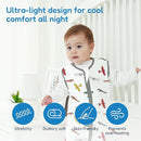 TotAha Newborn Sleep Sacks 0-3 months 3 Pack, Light, Soft, and Safe Baby Wearable Blanket Sleeping Bag with 2-Way Zippers, 0.5 TOG by TinyTreasures Baby Boutique