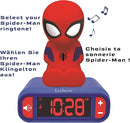 LEXiBOOK - Marvel Spider-Man Digital Alarm Clock with Night Light Snooze and Marvel Spider Man Superheroes Sound Effects - Boys Clock - Luminous Spiderman, Blue - RL800SP by TinyTreasures Baby Boutique