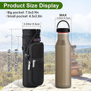 icolor Water Bottle Carrier Bag with Strap 25/32/40 oz Crossbody Bottle Holder with Phone Pocket Sling Sleeve Insulated Neoprene Water Bottle Pouch for Walking Travelling by TinyTreasures Baby Boutique