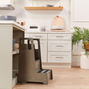 ECR4Kids Reach-Up Step Stool with Handles, Kids Furniture, Grey Wash by TinyTreasures Baby Boutique