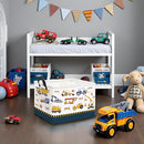 HIYAGON Rectangular Car Basket Kids Baby Storage Basket Toy Storage Bin Organizer Box Car Room Decor(Vehicle) by TinyTreasures Baby Boutique