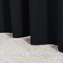 NICETOWN Black Blackout Curtains 84 inch Length 2 Panels, Grommet Thermal Insulated Window Treatments Light & Sound Reducing Drapes for Living Room/Bedroom, W46 x L84 by TinyTreasures Baby Boutique