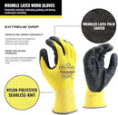 linconson 12 Pack Safety Performance Series Construction Mechanics Wrinkle Latex Work Gloves by GreenHaven Gardens