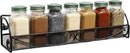 Deco Brothers Wall Mounted Single Tier Mesh Hanging Spice Rack, Set of 2, Bronze by CozyNest Decor
