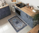Keen Home Design 2x3 Rug - Machine Washable Entry Rug with Non-Slip Backing, Ideal for Enteryway, Kitchen, Bathroom, Laundry Room - Vintage, Easy Clean, Durable, Low Pile Rug - (2' x 3') by CozyNest Decor