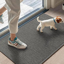 LEKEEPGO Door Mat 17"x29", Non Slip Door Mat Indoor Entrance, Rubber Backing Indoor Door mat Washable Absorbent Low-Profile Doormat Front Entryway Entry Resist Dirt Inside Door Mats, Grey by CozyNest Decor