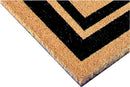 Calloway Mills 152963672F Black Border 36" x 72" Monogram Doormat Letter (F) by CozyNest Decor