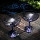 Champagne Coupes 12oz by The Wine Savant - (2, Lavender)