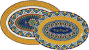 Bico Havana 16 plus 14 inch Oval Platters Set, Set of 2, Microwave and Dishwasher Safe, for Serving Fish, Chicken, Turkey by CozyNest Decor