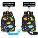 Accmor Toddler Backpack Leash, Cute Kids Backpack with Anti Lost Wrist Link, Mini Child Backpack Leash Baby Walking Harness for Travel, Small Dinosaur Backpack Tether for Boys Ages 1-3 by TinyTreasures Baby Boutique