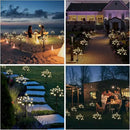 Solar Garden Lights Waterproof, Solar Outdoor Lights Decorative 4Pack, 80Led Solar Powered Flowers Garden Decor, Outdoor Fairy Lights for Yard,Pathway,Lawn,Outside,Garden Decorations by CozyNest Decor