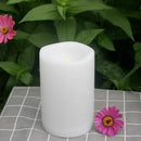 CANDLE CHOICE Waterproof Outdoor Flameless Candles with Remote Timer Large Realistic Flickering Battery Operated Electric LED Pillars Garden Patio Christmas Wedding Decorations 4”x6” 2 Pack by GreenHaven Gardens