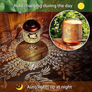 2 Pack Hummingbird Outdoor Solar Hanging Lanterns Waterproof LED Solar Lights Metal Decorative Lanterns for Garden, Patio, Courtyard, Backyard, Yard Decor Unique Hummingbird Gifts for Women Gardening by GreenHaven Gardens