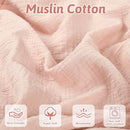 Hooyax Muslin Baby Lounger Cover 1 Pack, 100% Cotton Soft & Breathable Infant Lounger Covers Only for Newborn (Light Pink) by TinyTreasures Baby Boutique