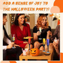 Bokon 48 Pcs Halloween Champagne Flutes Bulk Plastic Stemware Halloween Skeleton Hand Plastic Goblets Creepy Champagne Flute for Party Decoration(Black) by CozyNest Decor