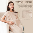 Konssy Nursing Cover for Breastfeeding, Soft & Breathable Privacy Poncho, Multi-Use Feeding Shawl, Comfortable & Portable Breastfeeding Cover for Women (Beige) by TinyTreasures Baby Boutique