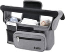 Universal Stroller Organizer with Insulated Cup Holder, Detachable Phone Bag, Shoulder Strap – Fits All Stroller Types, Keeps Drinks Hot/Cold (Grey) by TinyTreasures Baby Boutique