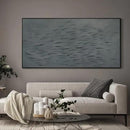 SIGNWIN 24"x46" Extra Large Framed Wall Art Gray School of Fish Minimalist Ocean-Inspired Marine Life Illustration for Home Living Room Bedroom Decor (Frame Assembly Required) by CozyNest Decor