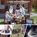 Portable Power Station 2400W, 1843Wh LiFePO4 Solar Generator UPS Home Battery Backup Power w/4 2400W AC Outlets (4800W Peak),2 PD100W, 2Hrs Fast Charging for Outdoor Camping, RV Travel,Emergency by TinyTreasures Baby Boutique