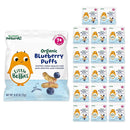 Little Bellies Organic Blueberry Puffs Baby Snack (Pack of 18 x 0.42 oz Individual Packs) by TinyTreasures Baby Boutique