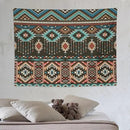 HZOHNAGO Aztec Tapestry Turquoise Blue and Brown and Native American Tribal Pattern Printed Wall Tapestry Wall Hanging for Bedroom Living Room Dorm 80" W x 60" H by CozyNest Decor