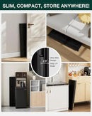 Frylr Small Folding Computer Desk – Portable 35.8 Inch Foldable Laptop Table, Collapsible and Compact for Easy Storage and Fast Setup, Lightweight for Small Spaces, Craft and Study Use, Dark Oak by CozyNest Decor