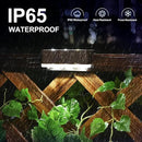 SOLPEX Solar Fence Lights, 6 LEDs Solar Lights Outdoor Waterproof Solar Powered for Deck, Stair, Front Porch, Balcony, Walkway, Garden, Yard, Patio, Pool Decor, IP65 Waterproof (16 Pack, Cold White)