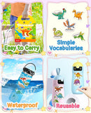 Benresive Reusable Sticker Books for Kids 2-4, Sticker Books for Toddlers 1-3 2-4, Toddler Travel Toys Activities Crafts Gifts - Dinosaur by TinyTreasures Baby Boutique