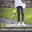 SnapFresh Cordless Leaf Blower, 20V Electric Leaf Blower with 4.0Ah Battery & Fast Charger, 2-Speed Lightweight Battery Leaf Blower for Lawn Care/Patio/Yard/Sidewalk by GreenHaven Gardens