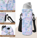 AUPET Water Bottle Bag Carrier,24oz/32oz Insulated Neoprene bottle Sling Holder Case Pouch Cover for 1000ML/750ML Bottles with Shoulder Strap for walking by TinyTreasures Baby Boutique