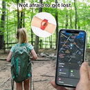 Kids Wristband Compatible with Apple AirTag, Protective Case for Air Tag GPS Tracker Holder with Nylon Bracelet, Adjustable Anti Lost Watch Band for Toddler Child Elder(Red) by TinyTreasures Baby Boutique