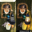 Whimsical Fairy Garden Halloween Gnomes with Solar Lights-10 Elf Out The Door Tree Hugger Garden Statues-Outdoor&Yard Decor-Tree Face Sculpture,Ideal Gifts - Yard Art for Patio,Fence,Wall by CozyNest Decor