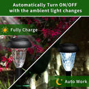 GIGALUMI 12 Pack Solar Lights Outdoor Waterproof, Cool White Pathway Lights Solar Powered, Landscape Lighting, Solar Garden Lights for Decor, Patio, Garden, Yard, Pathways, Walkways by GreenHaven Gardens