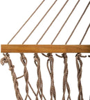 Original Pawleys Island 13DCAB Large Antique Brown DURACORD Rope Hammock with Extension Chains & Tree Hooks, Handcrafted in The USA, Accommodates 2 People, 450 LB Weight Capacity, 13 ft. x 55 in. by GreenHaven Gardens