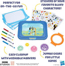 Spirograph Jr Bluey Toys - Toddler Arts and Crafts, Drawing Art Kit, Toddler Activities, Bluey Stickers, Drawing Pad, Jumbo Gears, Washable Markers, Unleash Your Child Inner Artist, Ages 3+ by TinyTreasures Baby Boutique