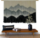 IOWER Macrame Wall Hanging Mountain Dip-Dyed Macrame Wall Decor Large Modern Fiber Art Boho Wall Decor 57" Wx35 L by CozyNest Decor